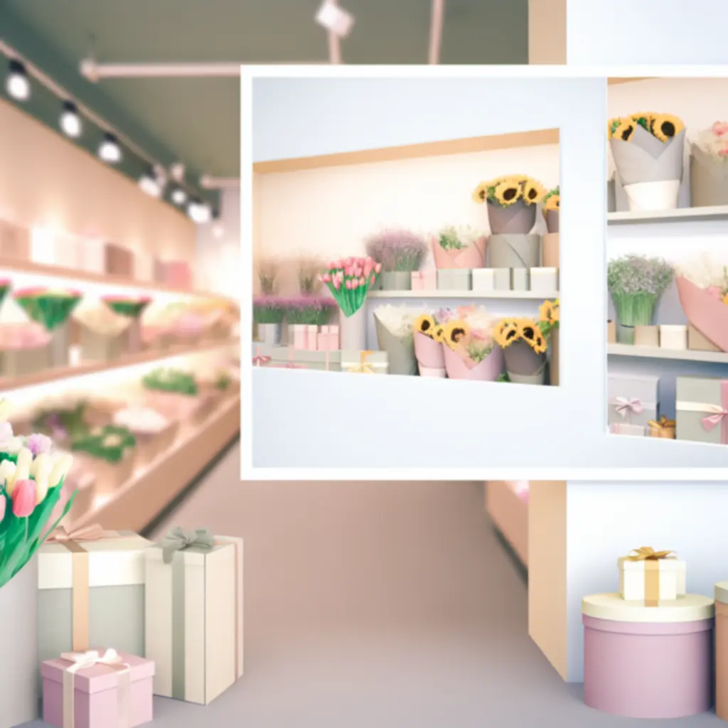 Szezonális virágajándék-kollekció elegáns összeállításban